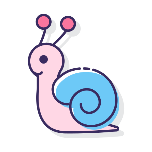Snail Flaticons Lineal Color icon