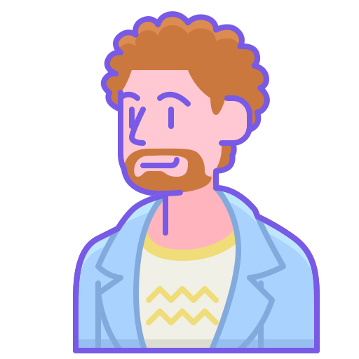 hipster Flaticons Lineal Color ikona