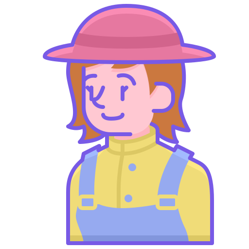 Agricultor Flaticons Lineal Color Ícone