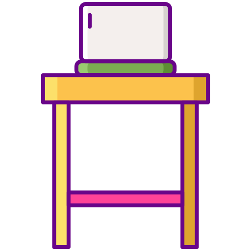 bureau Flaticons Lineal Color icoon