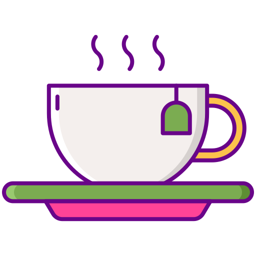 tasse à thé Flaticons Lineal Color Icône