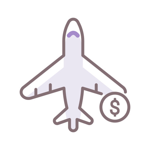 flugzeug Flaticons Lineal Color icon