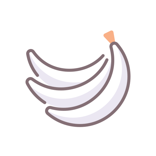Banana Flaticons Lineal Color icono