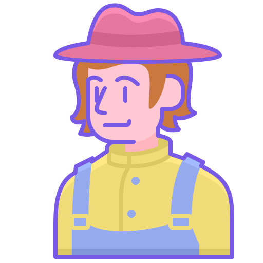 farmer Flaticons Lineal Color icon