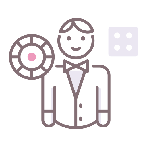croupier Flaticons Lineal Color icon