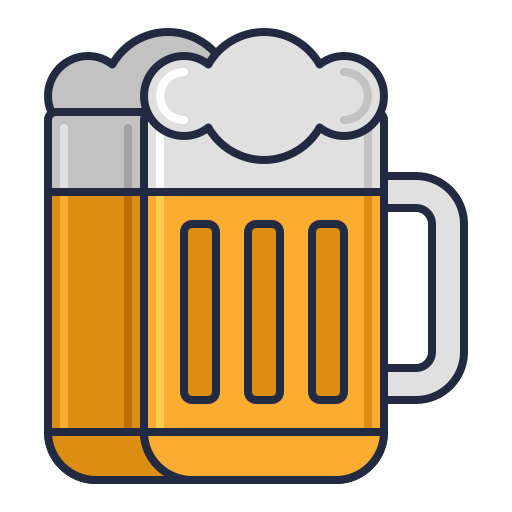 bier Flaticons Lineal Color icoon