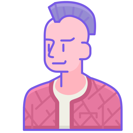 punk Flaticons Lineal Color icon