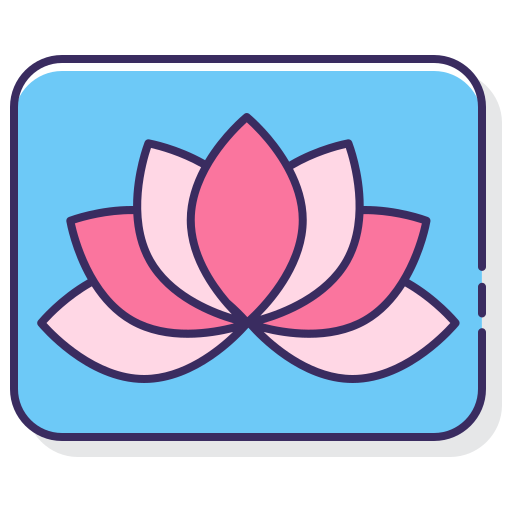 meditatie Flaticons Lineal Color icoon