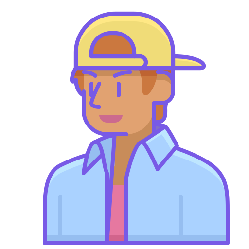 teenager Flaticons Lineal Color icon