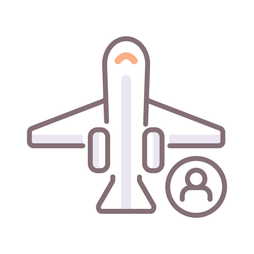 Jet Flaticons Lineal Color icon