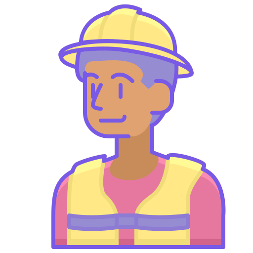 arbeiter Flaticons Lineal Color icon