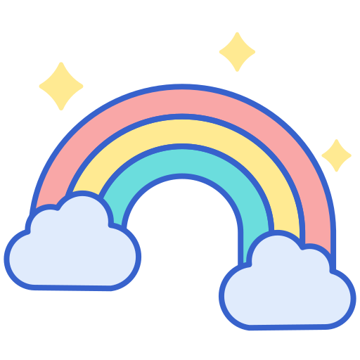 arcobaleno Flaticons Lineal Color icona