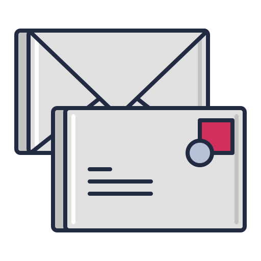 e-mail Flaticons Lineal Color Icône