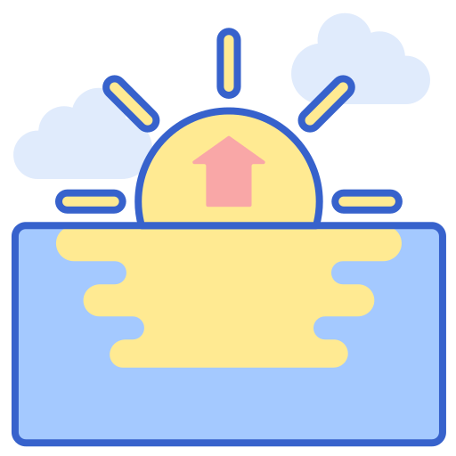 Sunrise Flaticons Lineal Color icon