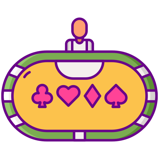 baccarat Flaticons Lineal Color icon