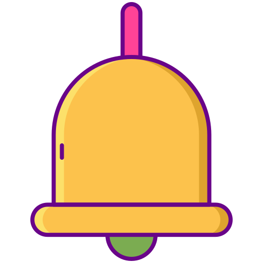 campana Flaticons Lineal Color icono