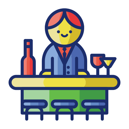 Bar Flaticons Lineal Color icon