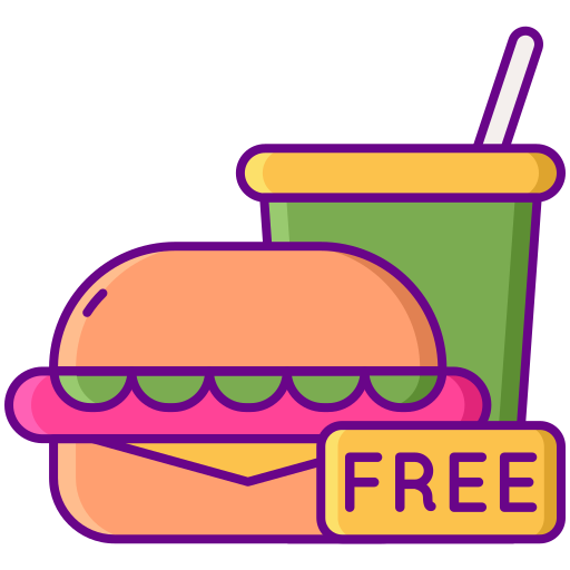 Fast food Flaticons Lineal Color icon