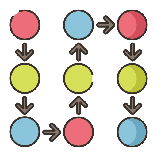 processi Flaticons Lineal Color icona