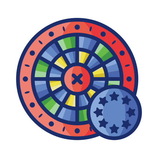 Ruleta Flaticons Lineal Color icono