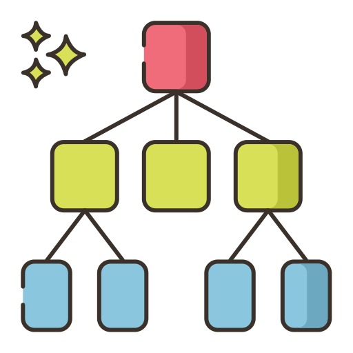 Decision tree Flaticons Lineal Color icon