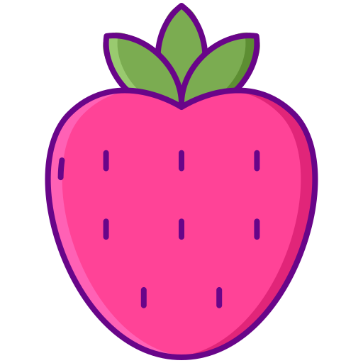 Strawberry Flaticons Lineal Color icon