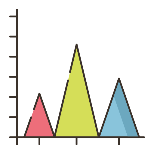 analityka Flaticons Lineal Color ikona
