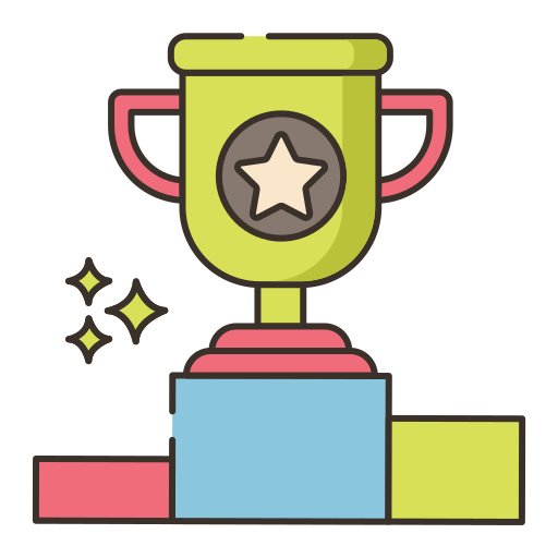 Podium Flaticons Lineal Color icon
