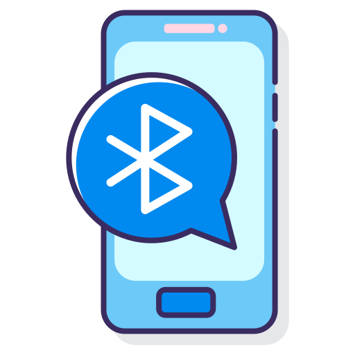Bluetooth Flaticons Lineal Color icon