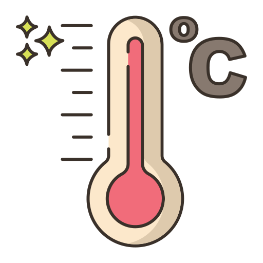 termometro Flaticons Lineal Color icona