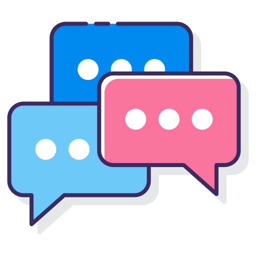 chatten Flaticons Lineal Color icoon