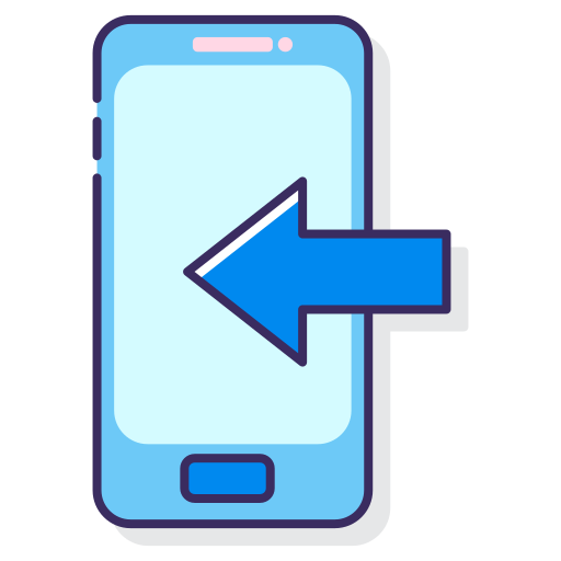 smartphone Flaticons Lineal Color icon