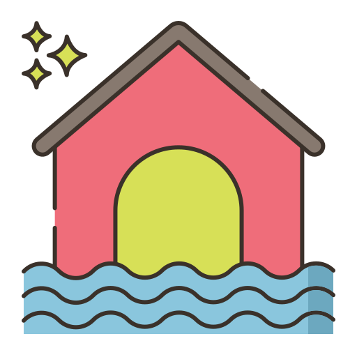 alluvione Flaticons Lineal Color icona