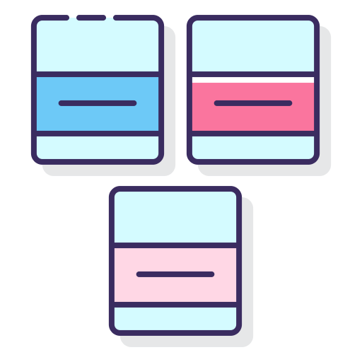 List Flaticons Lineal Color icon