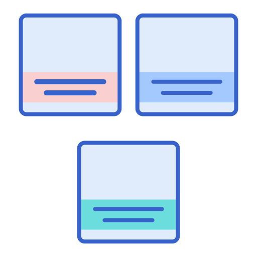 List Flaticons Lineal Color icon