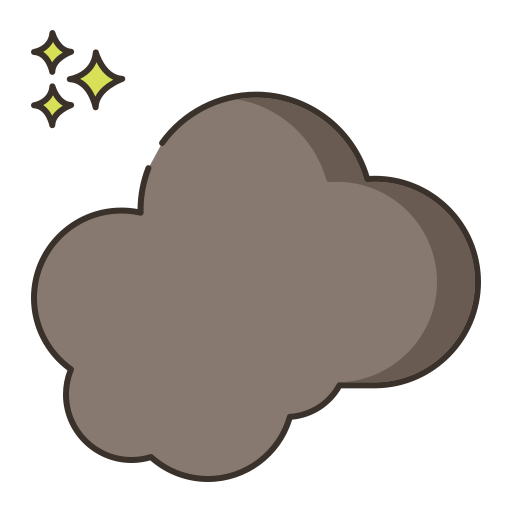 Niebla con humo Flaticons Lineal Color icono