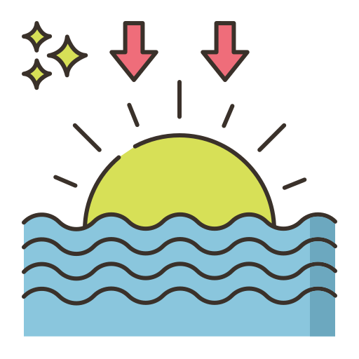 sonnenuntergang Flaticons Lineal Color icon