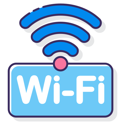 Wi-fi Flaticons Lineal Color Ícone