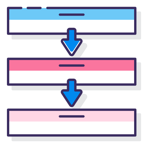 Process Flaticons Lineal Color icon