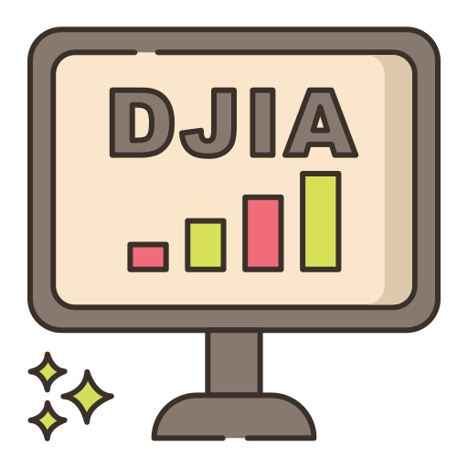 djia Flaticons Lineal Color Ícone
