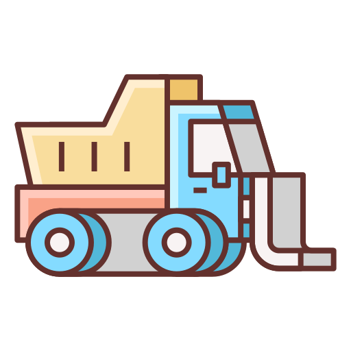 Snowplow Flaticons Lineal Color icon