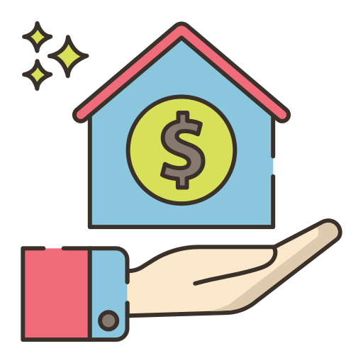 Mortgage Flaticons Lineal Color icon