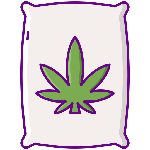 Cannabis Flaticons Lineal Color Ícone