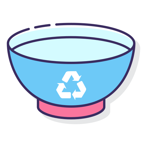 Bowl Flaticons Lineal Color icon