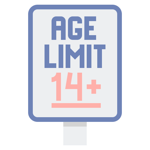 Age limit Flaticons Flat Ícone