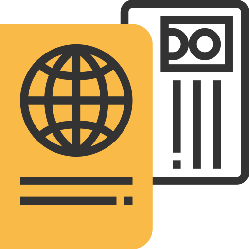 Passport Meticulous Yellow shadow icon