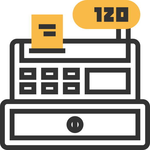 Cash register Meticulous Yellow shadow icon
