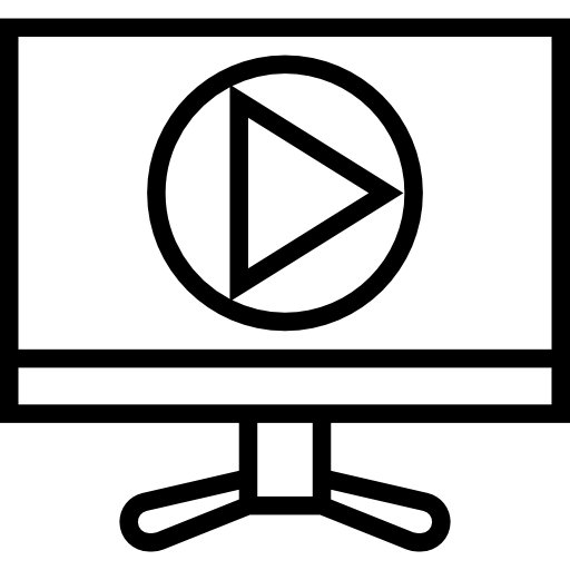 Television Meticulous Line icon