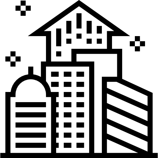 Office block Meticulous Line icon