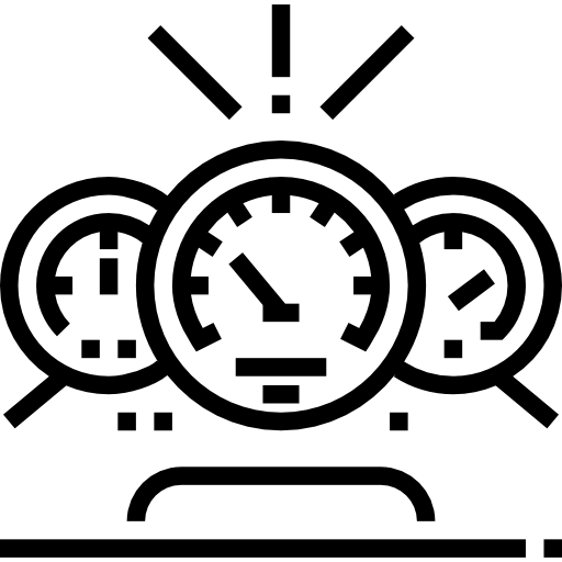 tachometer Meticulous Line icon